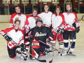 There was some exciting and fun hockey this past weekend at The Joe with the playing of the fifth annual Tim Horton’s four-on-four hockey tournament. In the women’s division Kirkland Lake’s Fillion Construction won an amazing game in a sudden-death shoot out. Team members include Rita Gaffney-Harvey, Tara Brousseau, Kiara Phippen, Kayla Boucher, Ashley Beaulieu, Lori Croisier and Morgan Vine.