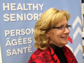 Linda Jeffrey, provincial mininister responsible for seniors, was in Kingston on Monday to promote her government's recently passed Healthy Homes Renovation Tax Credit for seniors.
Michael Lea The Whig-Standard