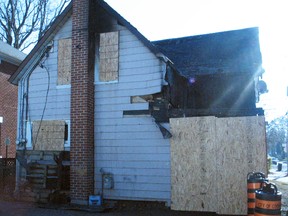 Cornwall police have laid arson and attempted murder charges after this house fire on Third St. in the city early Saturday morning, Nov. 17, 2012. (QMI Agency photo)
