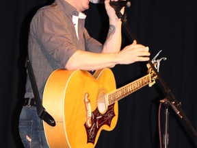 Aaron Pritchett took to the stage on Thursday, November 15 as part of a fundraiser for the North East SPCA. there was about 300 people at the show.