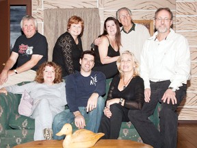 From left, front row: Beverly Roy, Jim West, Victoria Farrell, Doug Crossen. Back row: Colin Leonard, Laura Rickards, Shalyn Gurr.