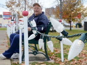 Members of the community are being encouraged to guess how many of these lights are used in the Fraser Park Fantasy of Lights display. Members of the committee including Councillor Doug Whitney (shown in background) have been hard at work getting the expanded display ready for this year.

Emily Mountney/Trentonian/QMI Agency