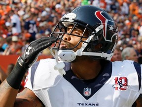 Arian Foster is a key part of the Texans' finger-licking good offence. (RICK WILKING/Reuters file photo)