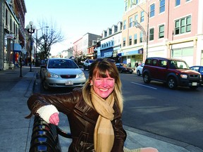 Michele Langlois, marketing director for Downtown Kingston! B.I.A., hopes to keep many shoppers heading south of the border to shop on Black Friday with shopping deals here in Kingston.   Rob Mooy, Kingston This Week