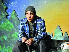 Raes Calvert stars in Green Thumb Theatre’s production of Out In The Open, which will take place at the Grand Theatre Nov. 27.     Contributed photo