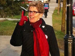 Candidate Kathleen Wynne