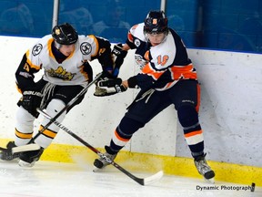 The High River Flyers versus Strathmore. Photo courtesy of Dynamic Photography