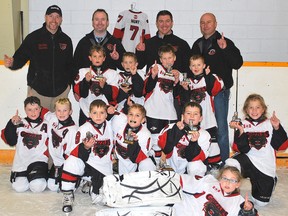 The Centre Hastings Novice Grizzlies captured the championship at the annual Walt McKeckney Invitational tournament last weekend in Haliburton.