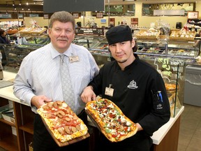 Farm Boy's store manager, Wayne Wakeling, left, and chef manager, Tim Moorcroft. (Ian MacAlpine/The Whig-Standard)
