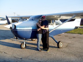 Submitted Photo

Erich Dennison was determined to make a high-flying proposal to his girlfriend, Amber Andrews, and pulled off the stunt with the help of the Brantford airport.