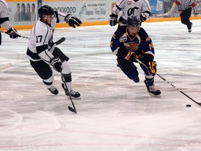 The Oil Barons will battle the Sherwood Park Crusaders for 5th place in the AJHL North Division in two games this weekend at the Casman Centre. Ben Proulx//QMI AGENCY