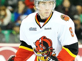 Belleville Bulls rookie forward, Aaron Berisha. (OHL Images)