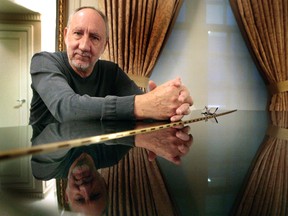The Who guitarist-songwriter Pete Townshend at the Windsor Arms Hotel in Toronto November 21, 2012. (Dave Abel/QMI Agency)