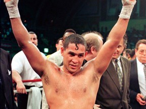 Hector 'Macho' Camacho is still on life support in hospital after being shot in Puerto Rico this week. (Gary Hershorn/Reuters/Files)