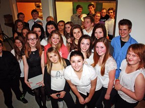 A hard-working group of enthusiastic Roland Michener students hosted an extremely successful Tupper Supper on Thursday evening. More than 100 people showed up to enjoy pasta, salad, desserts and drinks, and student council raised around $800 to go towards graduation and sports activities.