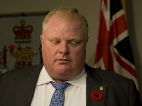 Toronto Mayor Rob Ford
QMI AGENCY FILE