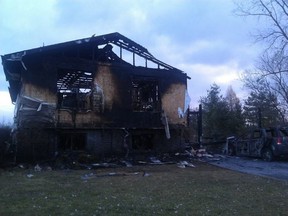 The Stinson family lost everything in a fire Friday that destroyed their home in Newburgh.