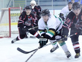 The Fort Saskatchewan Hawks rebounded from an 8-2 dubbing at the hands of the Sherwood Park Knights on Friday to dethrone the Edmonton Royals 7-5 on Sunday, setting up a key match as the Strathcona Bruins and Hawks will fight over third place in the Capital Junior Hockey League standings on Nov. 30