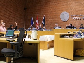 Wood Buffalo's municipal council voted in unanimous approval of the proposed City Centre Waterfront Program Tuesday evening, despite some lingering concerns voiced by members of the Save Our Snye committee. JORDAN THOMPSON/TODAY STAFF