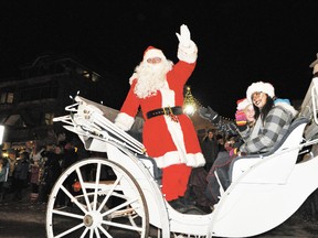 Last year's Christmas parade in Banff.