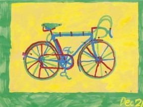 Greg Curnoe?s painting, Mariposa Bike #4