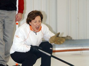Former Canadian and world curling champion Marilyn Bodogh will be at the Scotties Tournament of Hearts in Kingston, where she, Alison Goring and Heather Houston will be honoured as former Ontario skips who won the national women’ s championship. (QMI Agency file photo)