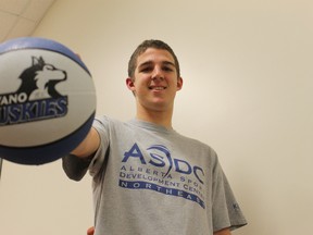 Sixteen-year-old basketball player Kegan van Niekerk is working with the ASDC toward his goal of playing college basketball. TREVOR HOWLETT/TODAY STAFF