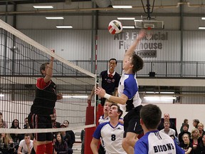 The Ardrossan Bisons boys made the playoff round at the 3A provincials, but lost out to the eventual champions from Grande Prairie. Photo supplied