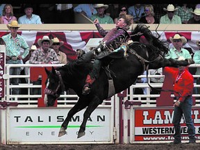 Ardrossan’s Kody Lamb followed up on his strong showing at this summer’s Calgary Stampede (above) with another solid finish at the CFR in Edmonton. Photo supplied