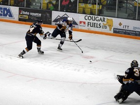 The Oil Barons will take on the Calgary Mustangs Sunday afternoon after playing the Okotoks Oilers on Friday and Canmore Eagles Saturday night.  TREVOR HOWLETT/TODAY STAFF