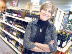 SCOTT WISHART The Beacon Herald
Diane Roberts is manager of the new LCBO store at Festival Marketplace. She'll be among those welcoming guests to the store's official opening on Monday.