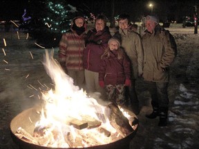 It was a bit chilly for Christmas in the Park this year, held on Saturday, Nov. 24 at the Lion’s Campground, but people still managed to keep warm. See more photos on page 4.