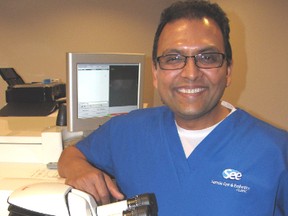 Laser eye surgery is available for the first time in Sarnia, Ont. after Dr. Murari Patodia made a $1 million investment in new state-of-the-art equipment that can repair a spectrum of eye problems. Nov. 30, 2012.  (CATHY DOBSON, The Observer)