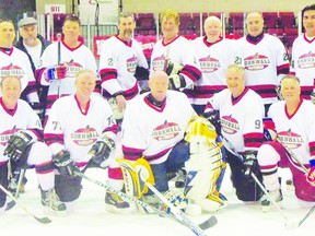 Supplied photo
The Cornwall Seaway Blades members are, front, Paul Seguin, Earl McBean, Dave Alguire , Alex Herrington, Brian Reasbeck, Terry Grant; back, Claude Regnier, Pete Clement coach, Vic Leroux, Gary Lalonde, Claude Bourck, Dave MacDonald, Ben Guindon, Randy Conners and Rick Cameron.