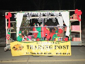 The Elliot Lake Trading Post float won the Best Overall in this year’s Elliot Lake Santa Claus Parade.
Photo by KEVIN McSHEFFREY/THE STANDARD/QMI AGENCY