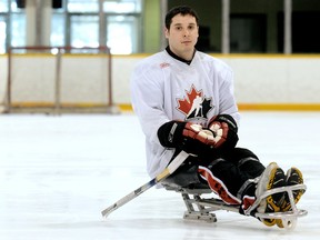 Brendan Blanchard of Chatham has been added to the Canadian roster for the World Sledge Hockey Challenge. (DIANA MARTIN/The Daily News)