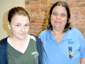 Katlyn Bonner, 13, and her grandmother, Barb Mack, are collecting birthday boxes for families at the Chatham-Kent Women's Centre. On Thursday, the 1st Courtice North Pathfinder Ranger Guiding Unit will receive items such as birthday hats, cake mix and balloons at Sears and Wal-Mart from 6-7:30 p.m. TREVOR TERFLOTH trevor.terfloth@sunmedia.ca