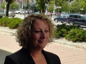 Elayna Katz is seen outside the Ottawa courthouse. (MEGAN GILLIS /OTTAWA SUN/QMI AGENCY)