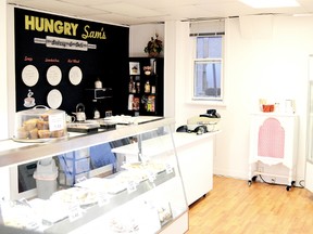 A former bake shop at the north end of Fifth Street Bridge in downtown Chatham is the new home of Hungry Sam's Bakery and Deli. The eatery is open Tuesday through Saturday and features homemade meals and pastries. Contributed Photo cdn.newsroom@sunmedia.ca