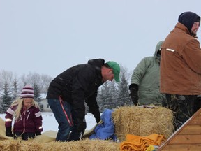 Sleigh rides were part of the Family Fun Day on Sunday, December 2.