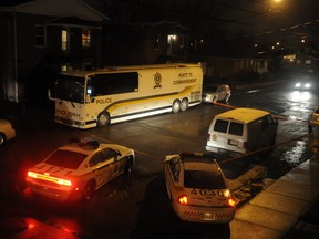 Three children were found dead in Drummondville, Sunday, Dec. 2, 2012. (ERIC BEAUPRÉ/QMI AGENCY)