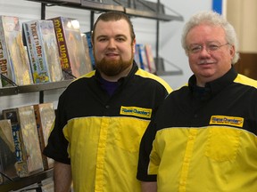 Tim Brown and Cecil Merriam are the owners of a new gaming store at 1700 Dundas St. called The Game Chamber. They join other stores in London specializing in board and card games. (MIKE HENSEN, The London Free Press)