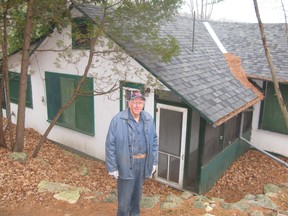 Caretaker Glenn Snook stands outside the Camp family cottage at Gould Lake. The cottage was once the summer residence of U.S. diplomat John Camp, who was among the advisers called together by President John F. Kennedy during the Cuban Missile Crisis in October 1962. (Patrick Kennedy/The Whig-Standard)