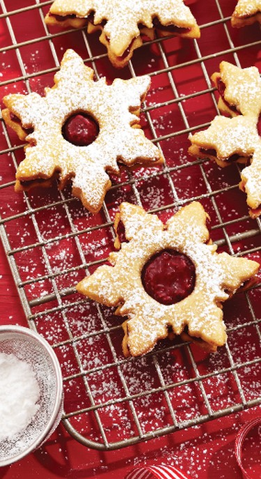 Classic Linzer cookies. (Photo courtesy of Robin Hood)
