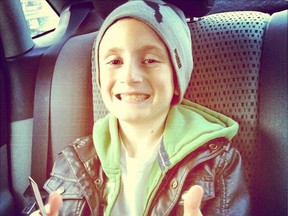 Submitted Photo

A fundraiser will be held Jan. 26 for eight-year-old Noah Mroz and his family. Noah is being treated for Wilm's tumour.