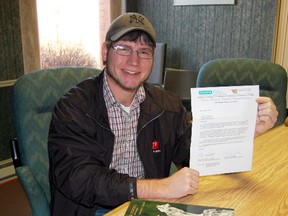 Vienna native and 3rd year Environmental Technology student at Fanshawe College in London, Mike Vereecken, was one of four recent recipients of a $2,000 bursary from the Ontario Processing Vegetable Growers association. Vereecken plans to put the money towards furthering his education in the Environmental Sciene program, with a minor in Agriculture at Guelph University.
KRISTINE JEAN/TILLSONBURG NEWS/QMI AGENCY