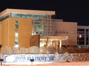 Airdrie City Hall at Night
