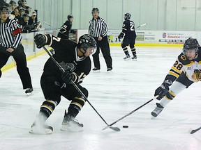 The Senior AAA Chiefs found their second straight win after a five-game drought to kick off 2013, taking a 7-2 victory over the Sylvan Lake Admirals.
Photo by Ben Proulx/Fort Saskatchewan Record/QMI Agency