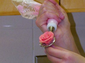 A competitor in the 2012 Skills baking competition creates an icing rose - what could a graphics creator do for you