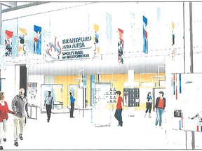 Reich+Petch Design International is preparing concept drawings for the Sports Hall of Recognition planned to be built at the Wayne Gretzky Sports Centre.